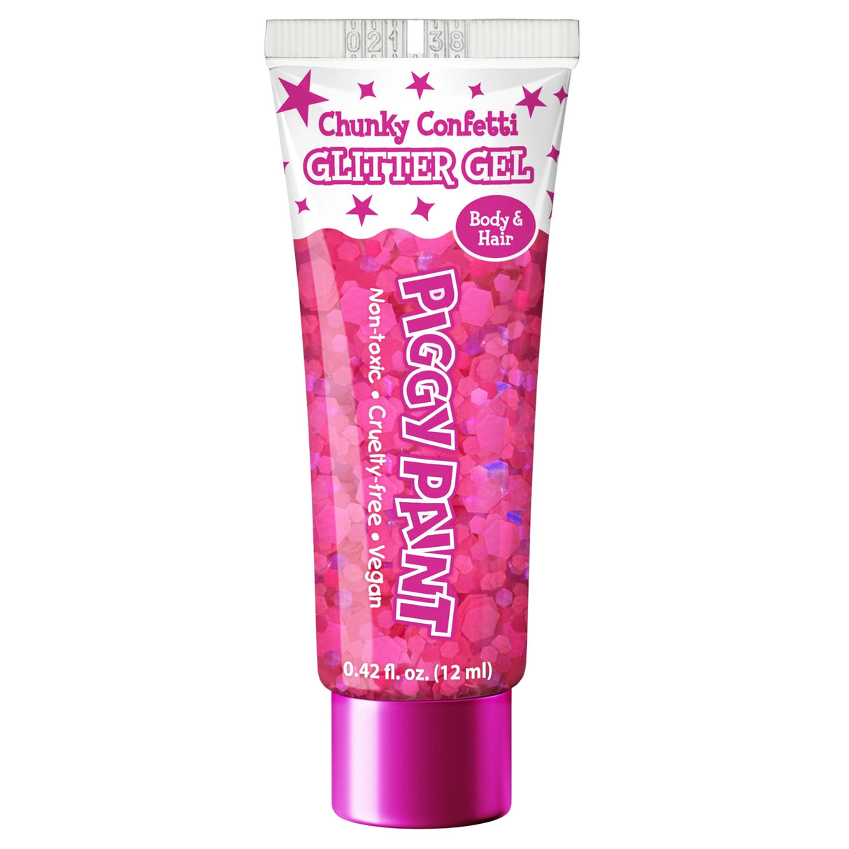 Chunky Confetti Glitter Gel | Neon Pink