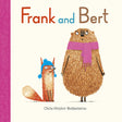 Cover of the children's book Frank and Bert featuring two playful animal friends ready for hide-and-seek fun.