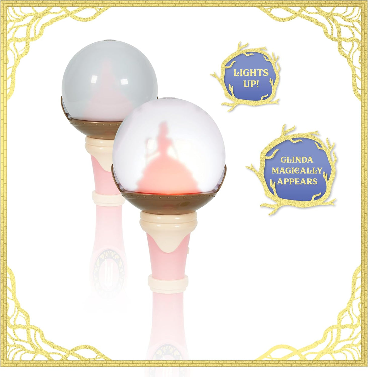 Lights & Sounds Bubble Wand | Wicked Glinda
