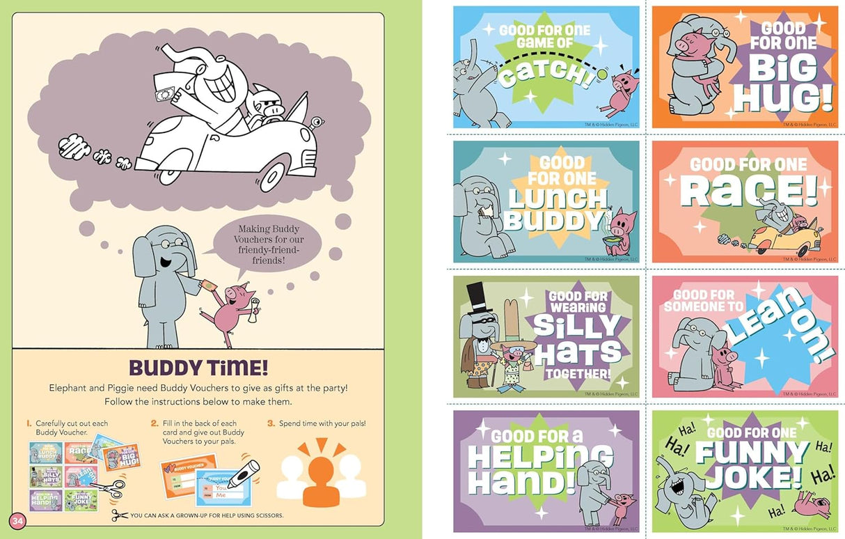Elephant & Piggie Happy Pal-A-Palooza Activity Book