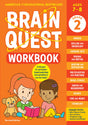 Brain Quest Workbook Grade 2 cover with kids reading and subjects like math, science, reading and social studies listed.