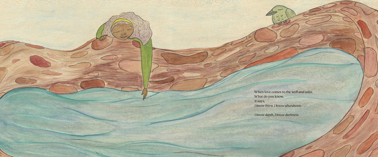What Do You Know? shows a child and bird by a river in a soft, poetic illustration from the introspective picture book.