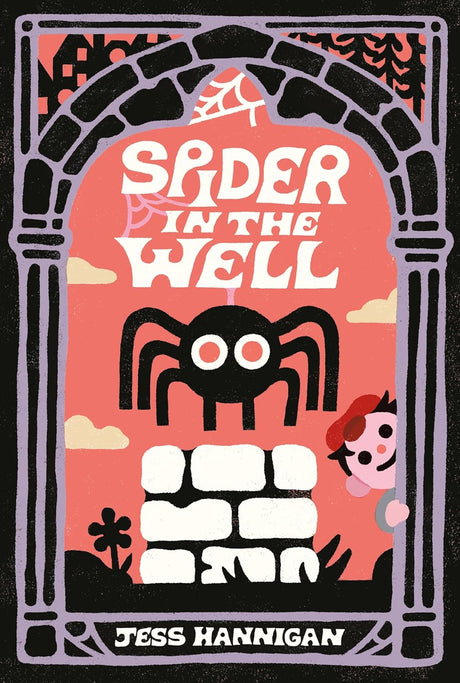 Spider in the Well book cover showing a cartoon spider above a well and a child peeking around the corner.