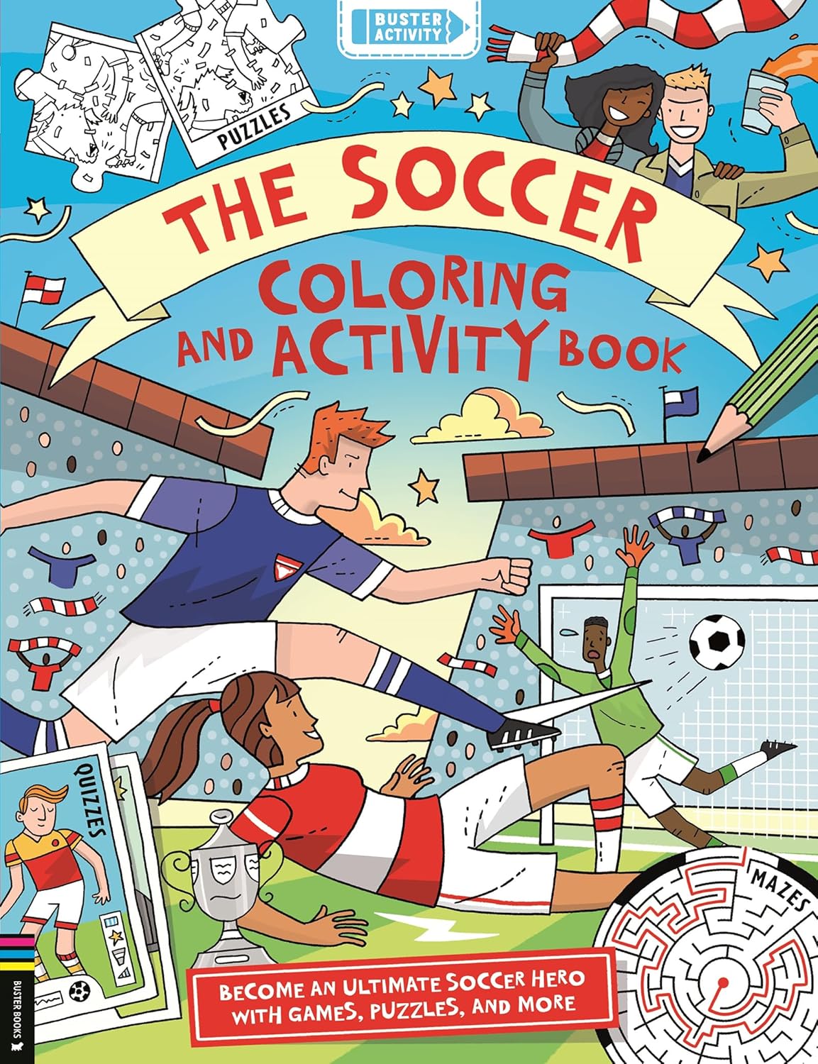 Soccer Coloring & Activity Book
