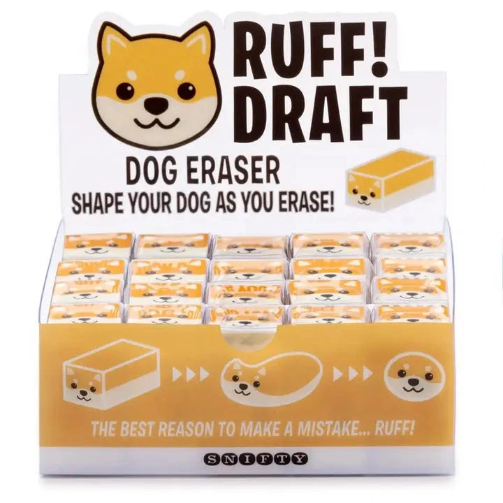 Ruff Draft Dog Eraser