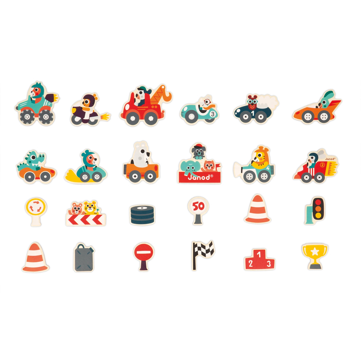 Wooden Magnets | Cars