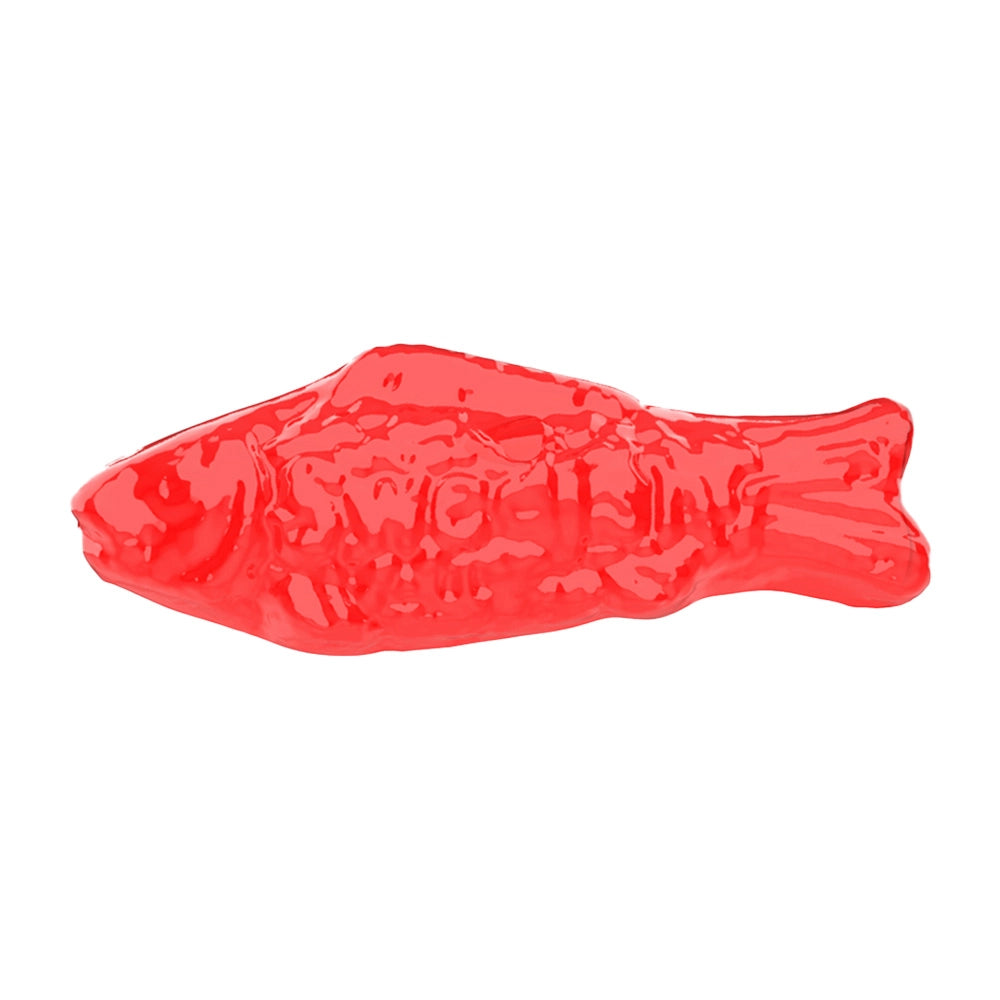 Squishy Candy | Swedish Fish red scented squishy toy shaped like a fish for stress relief and playful fun.