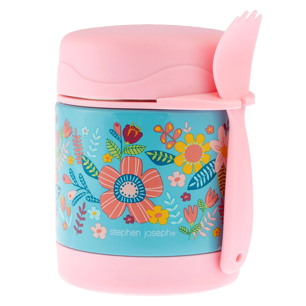 Insulated Food Jar | Turquiose Floral