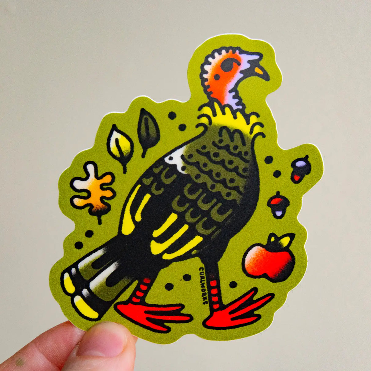 Turkey Vinyl Sticker
