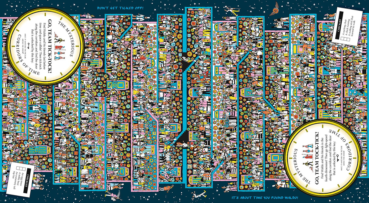 Where's Waldo? Great Speed Search featuring a detailed, busy scene full of colorful characters and hidden objects to find.