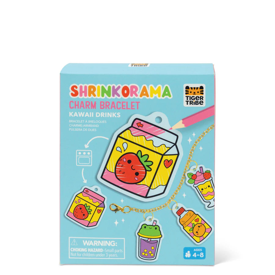 Shrinkorama Charm Bracelets Kawaii Drinks