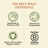 Bee's Wrap Lunch Pack Wrap - Full Bloom