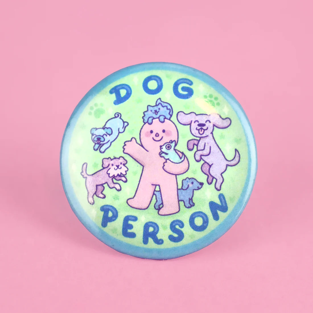 Dog Person Button
