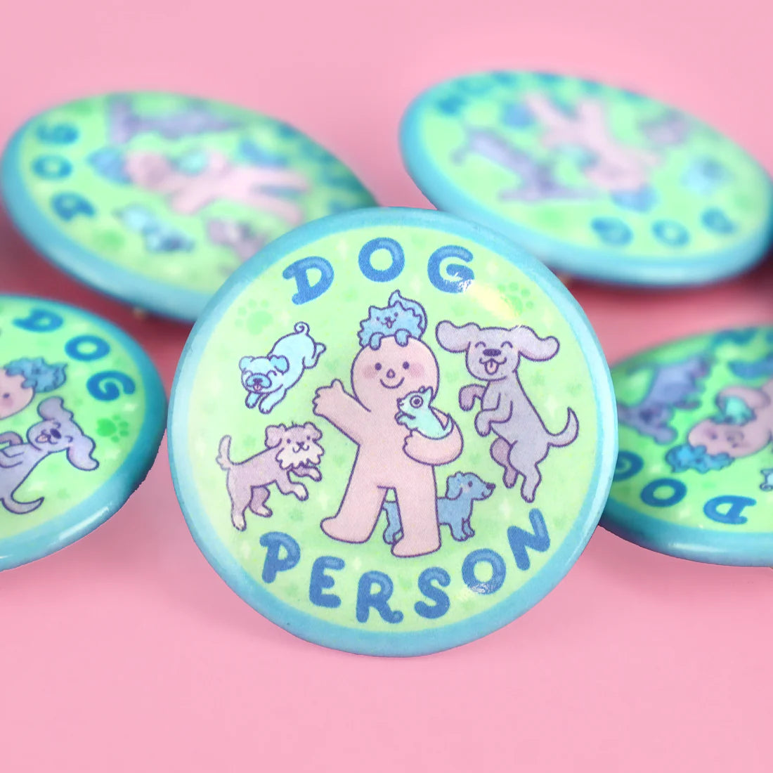 Dog Person Button