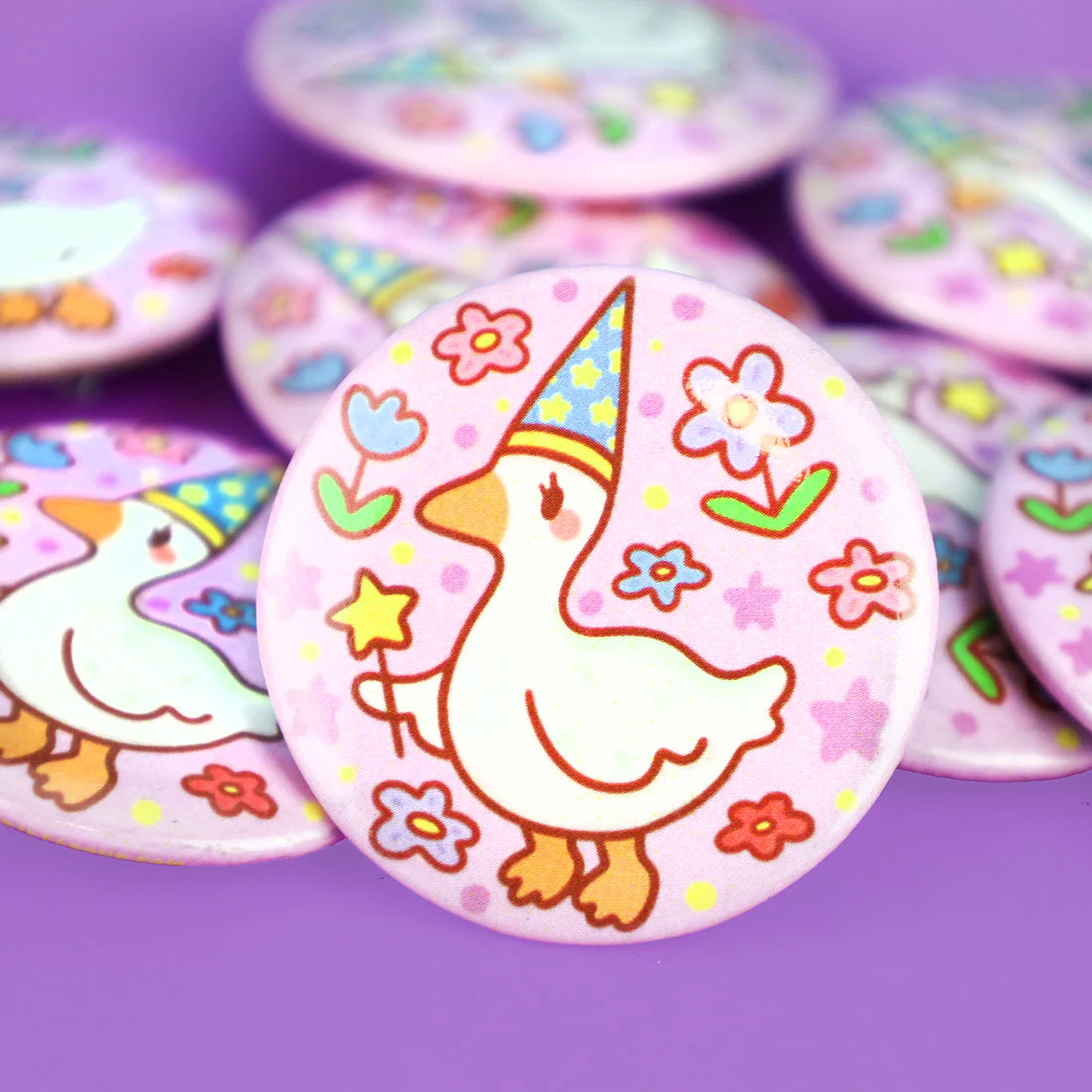 Button | Wizard Goose