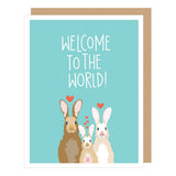 Welcome Baby Rabbit Card