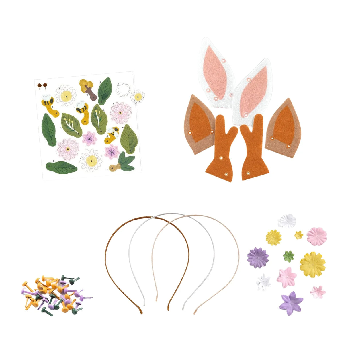 DIY Flower Friends Headbands