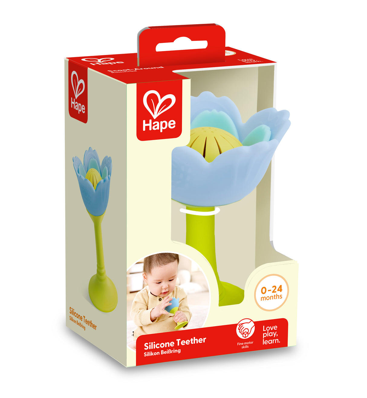 Rattle & Teether Blue