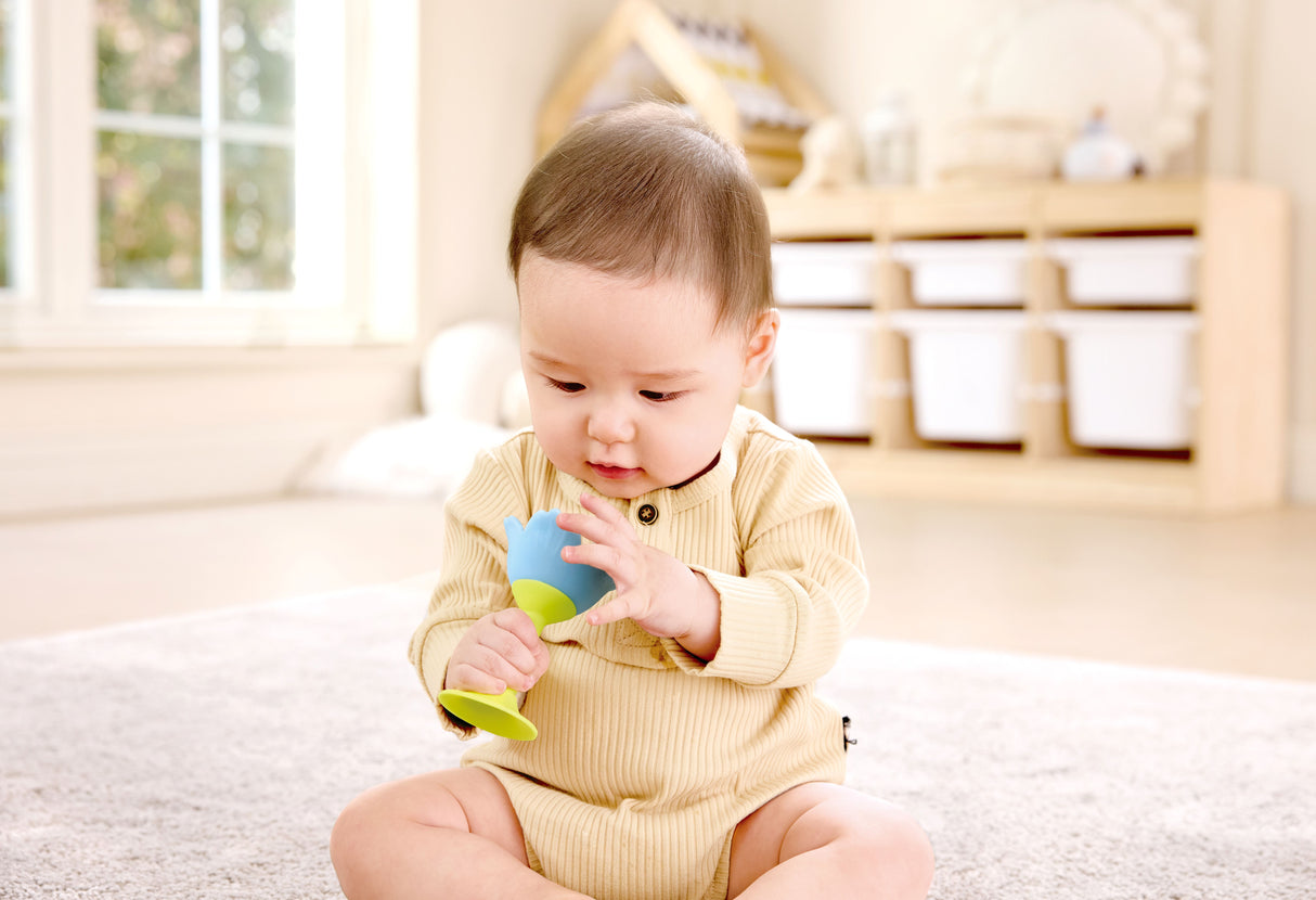 Rattle & Teether Blue