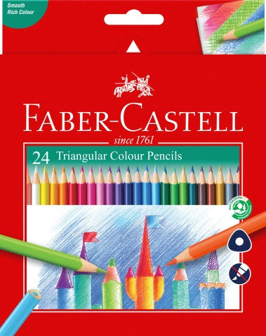 Triangular Colored EcoPencils 24ct