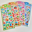 Forest Life Puffy Stickers featuring colorful forest animals and nature designs for notes, planners, and creative projects.