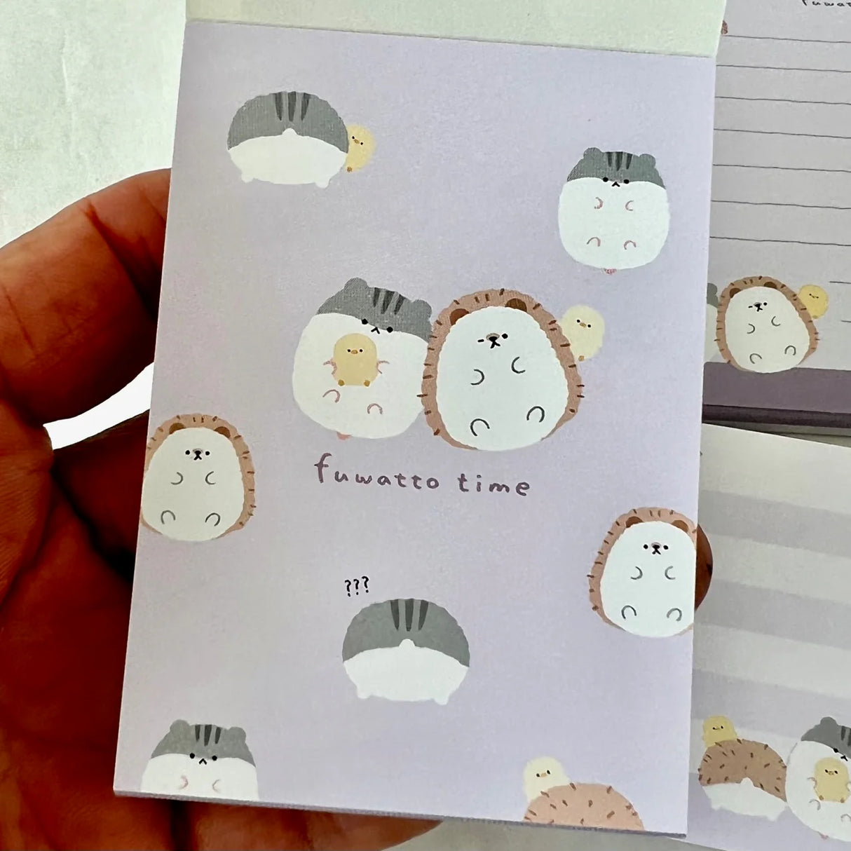 Mini Notepad | Hamster & Hedgehog