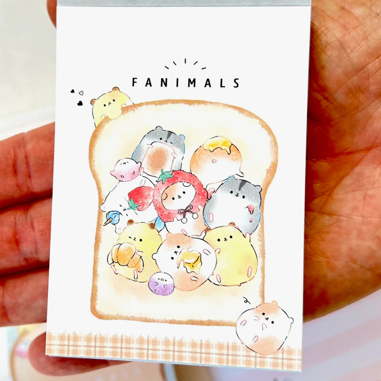 Mini Notepad | Fanimals Animal Toast