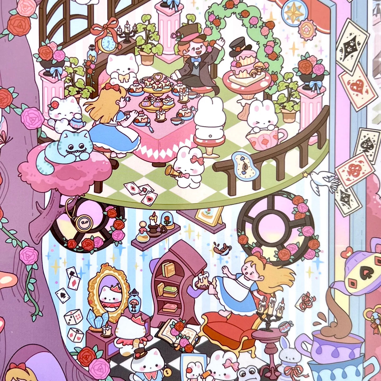 3D Diorama Stickers | Party