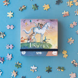 100pc Glitter Unicorn Pocket Puzzle