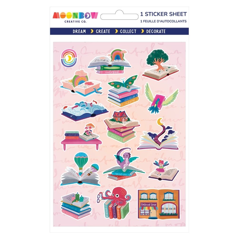 Magic Book Shop Hologram Stickers