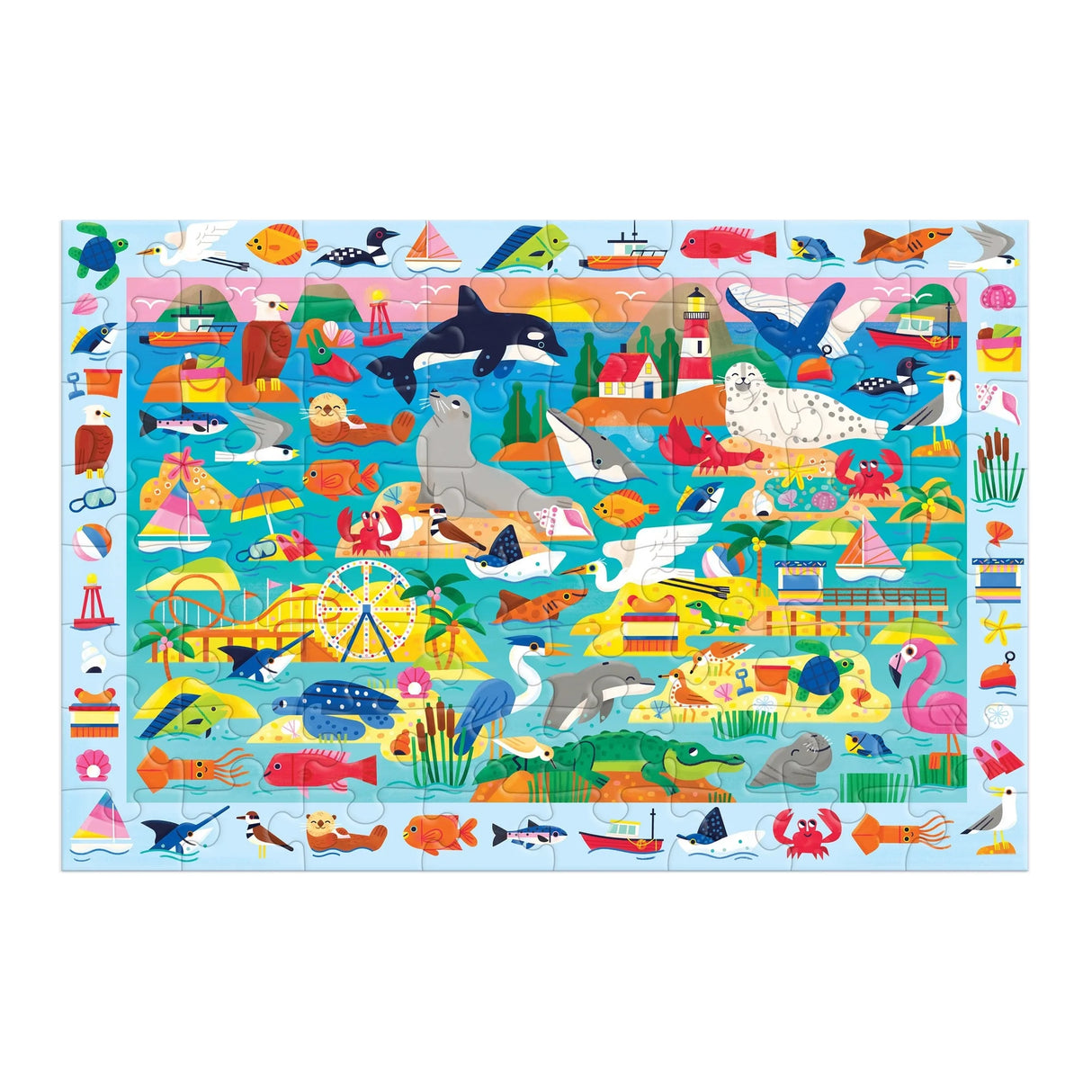 64pc At the Seaside Search & Find Puzzle