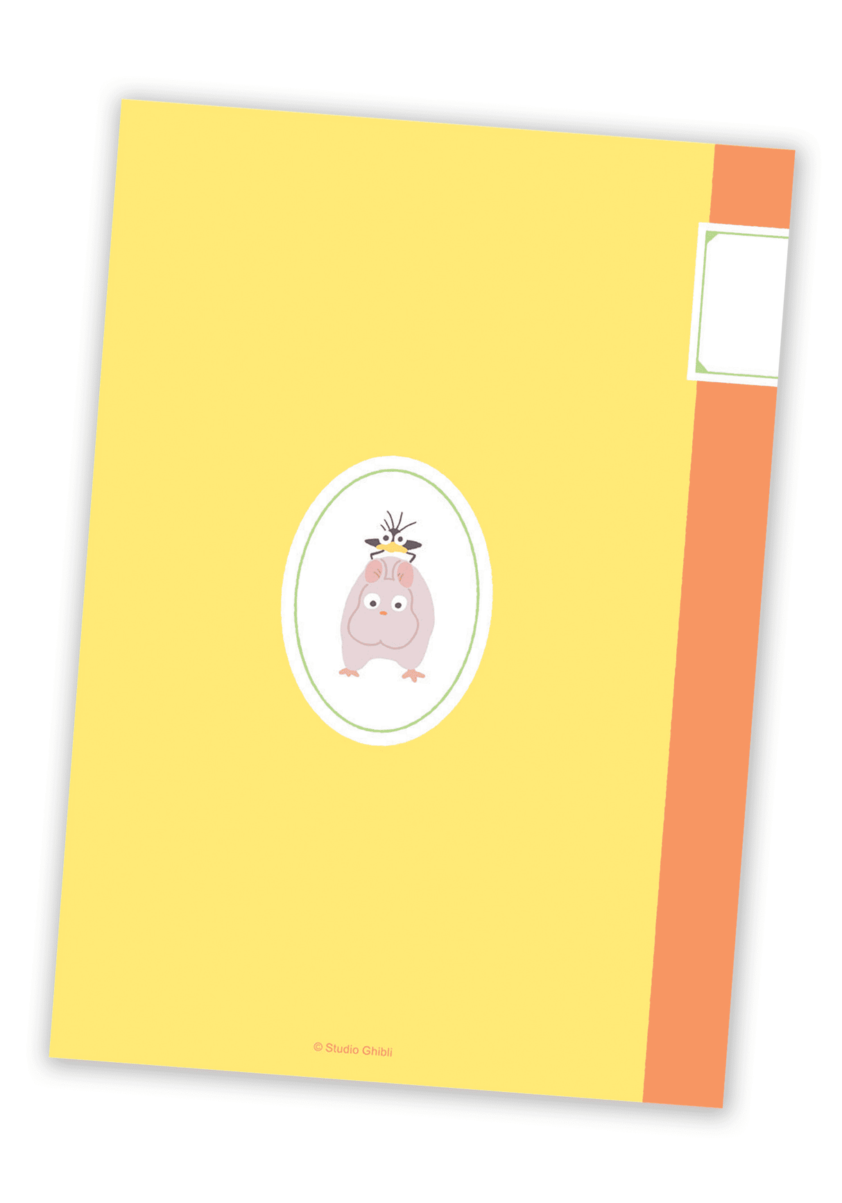 B6 Notebook | Spirited Away with yellow cover and adorable characters from Studio Ghibli’s beloved film.