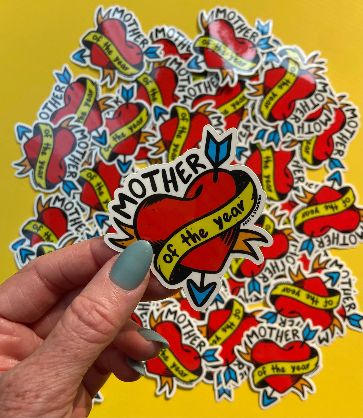 Mother of the Year Sticker