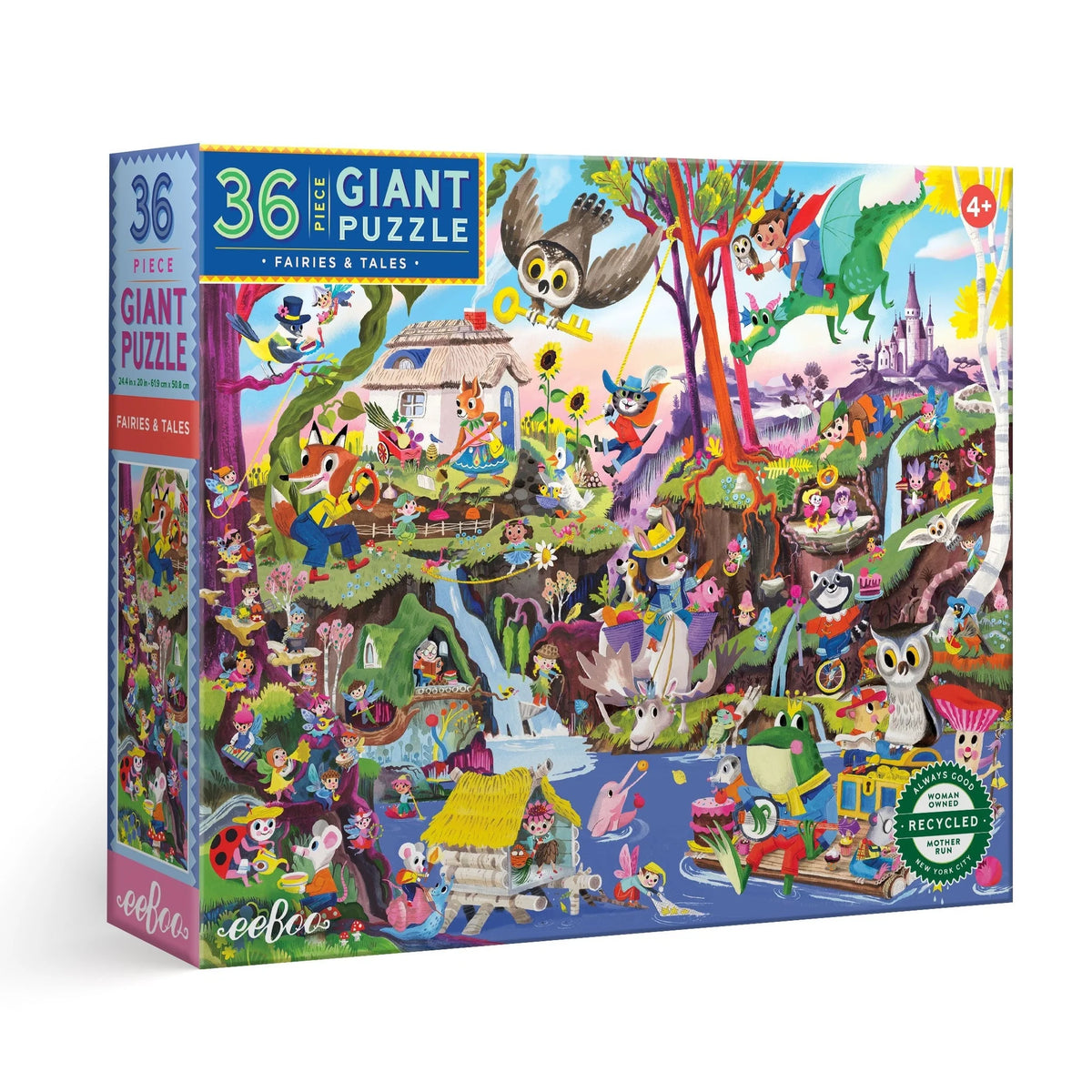 36pc Fairies & Tales Giant Puzzle – Treehouse Toys