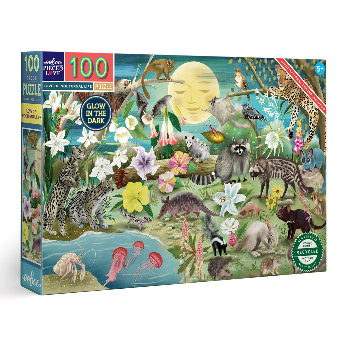100pc Love of Nocturnal Life Puzzle – Treehouse Toys 100pc Love of Nocturnal Life Puzzle – Treehouse Toys