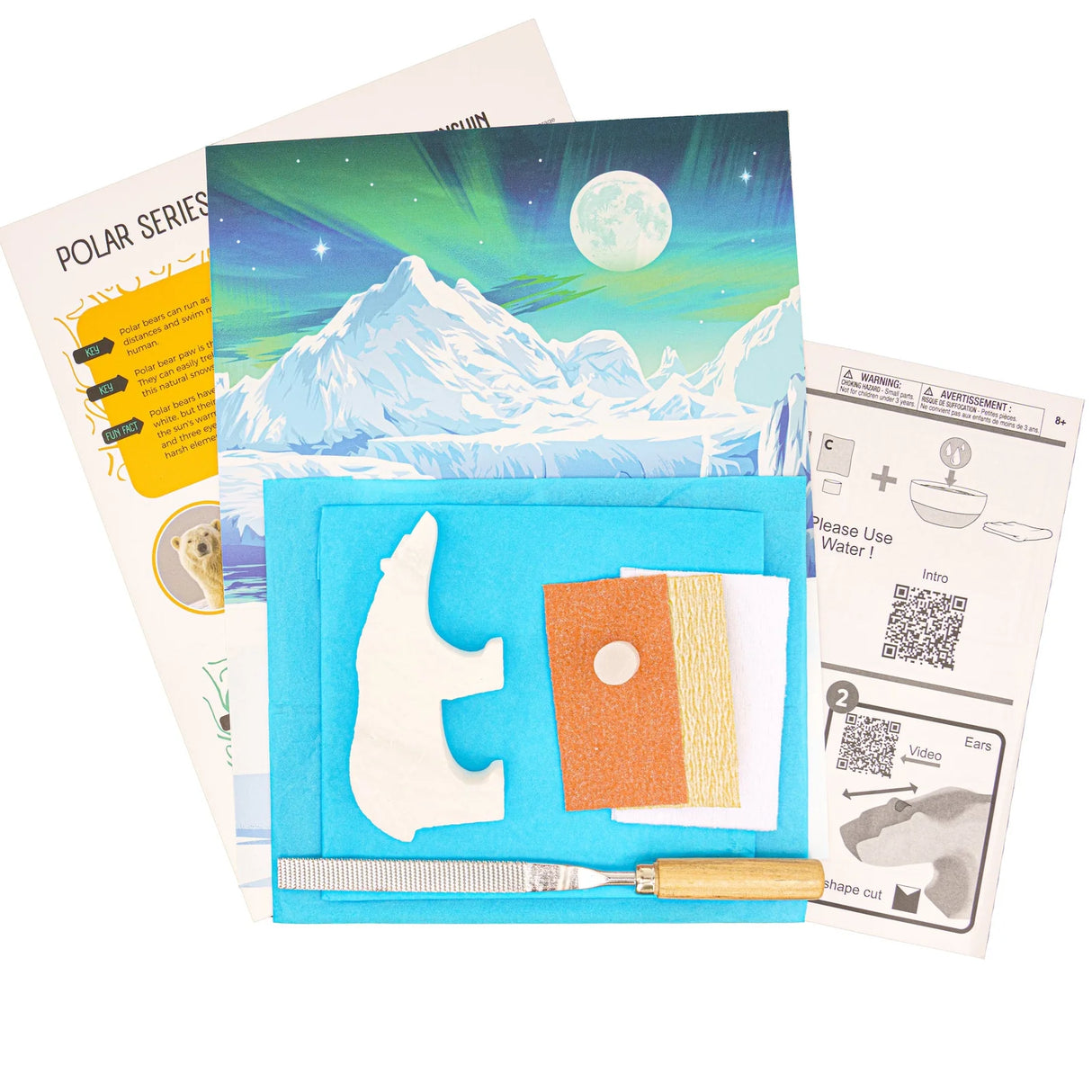 Soapstone Carving Kit | Polar Bear