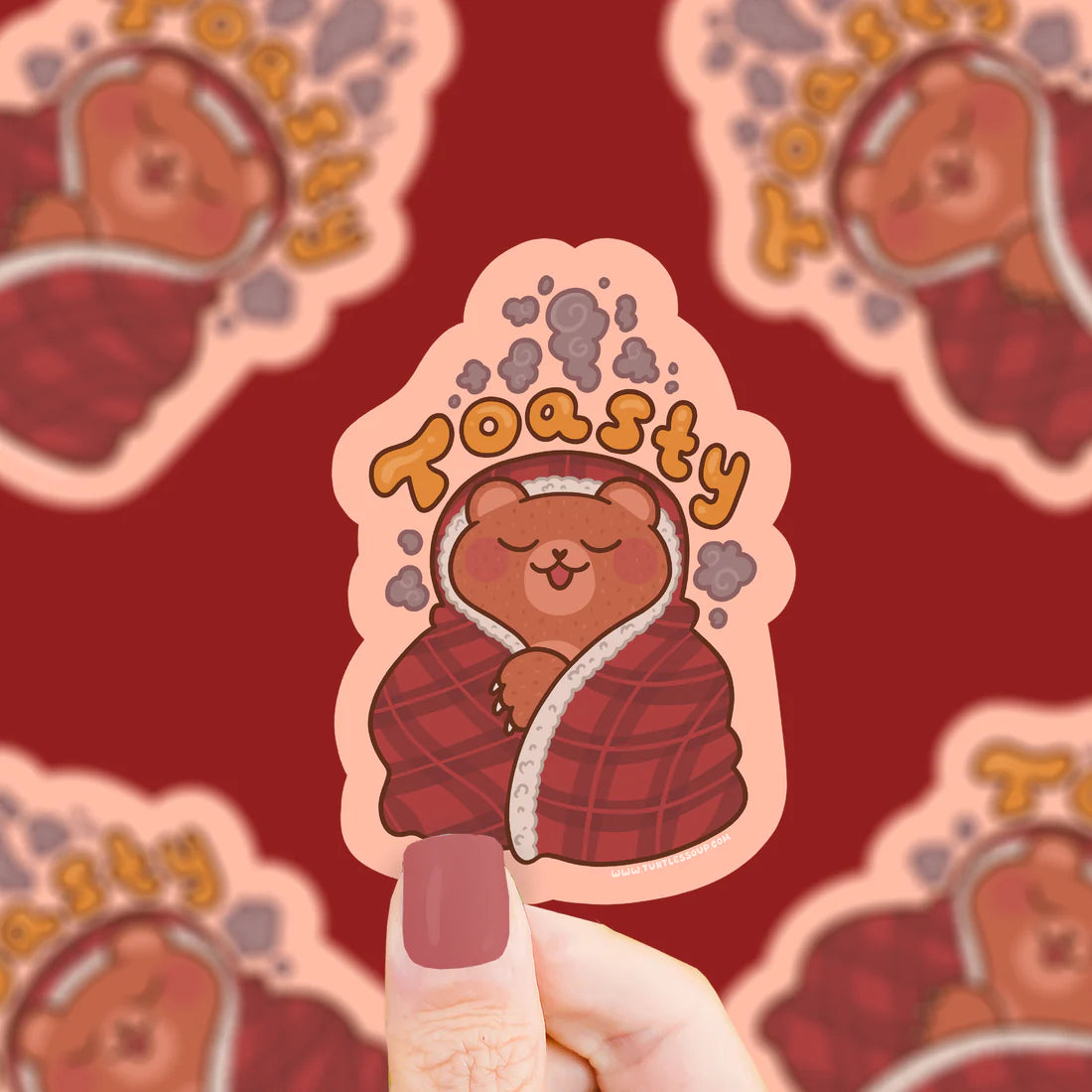 Toasty Bear Sticker