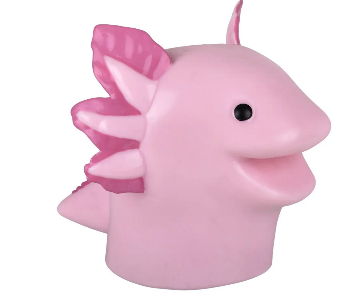 Black Axolotl Puppet – Treehouse Toys