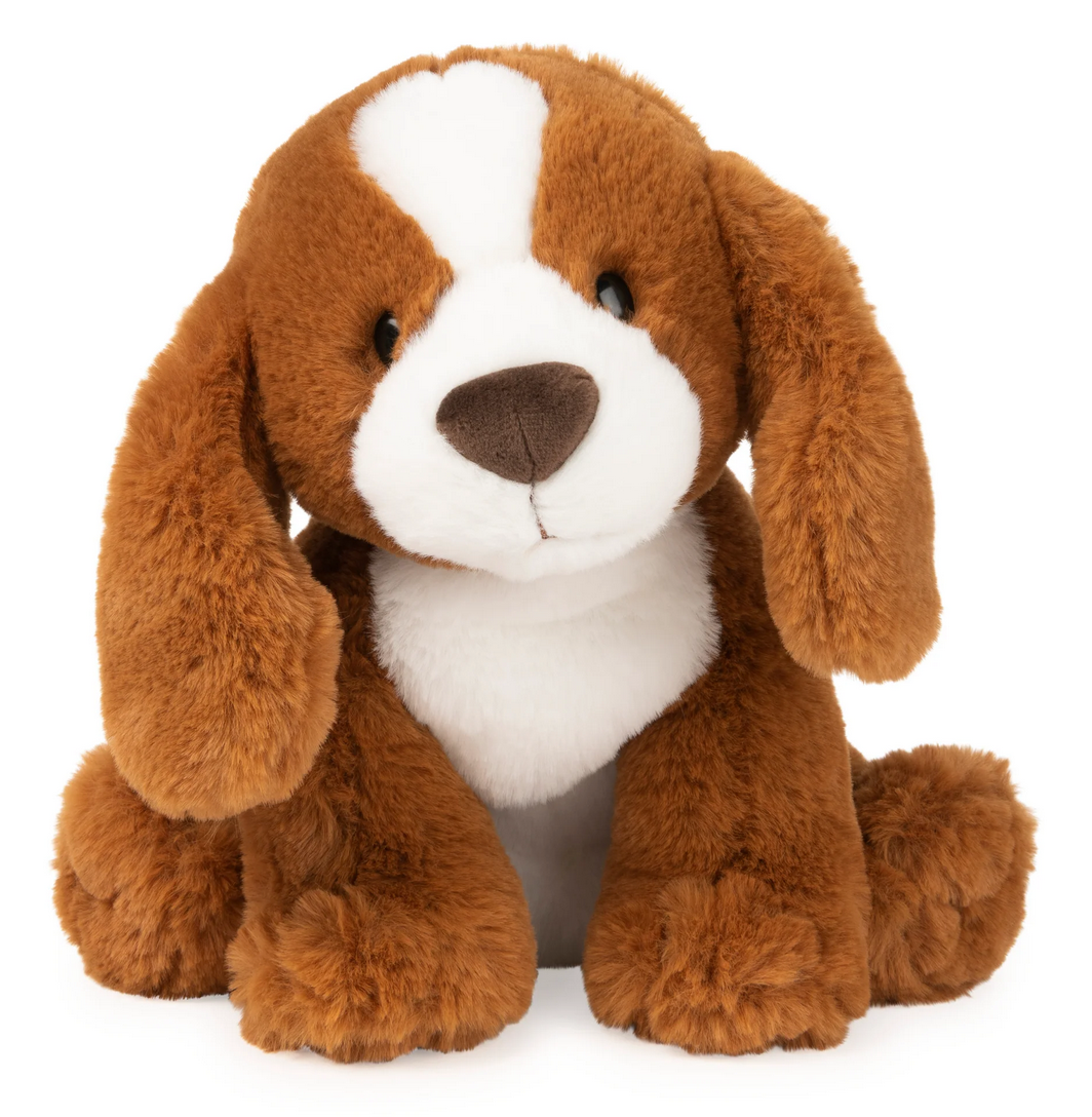 Spaniel Kian plush puppy with copper fur, floppy ears, and cuddly design perfect for plush lovers and spaniel fans.
