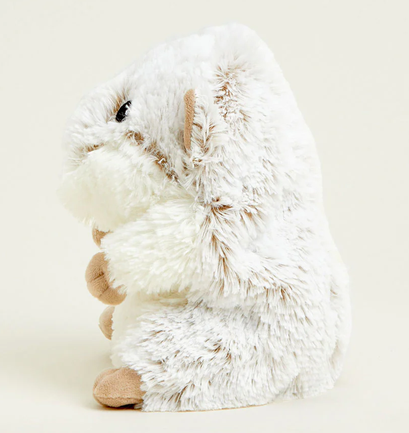 Warmies | Hamster plush microwavable stuffed animal scented with lavender for soothing warmth and comfort.