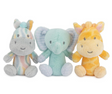 Safari Friends Stick Rattle plush jungle animal toys with soft handles, designed for little hands and safe for all ages.