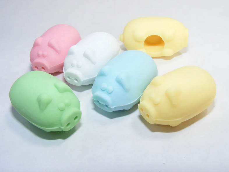 Japanese Erasers Double Pigs