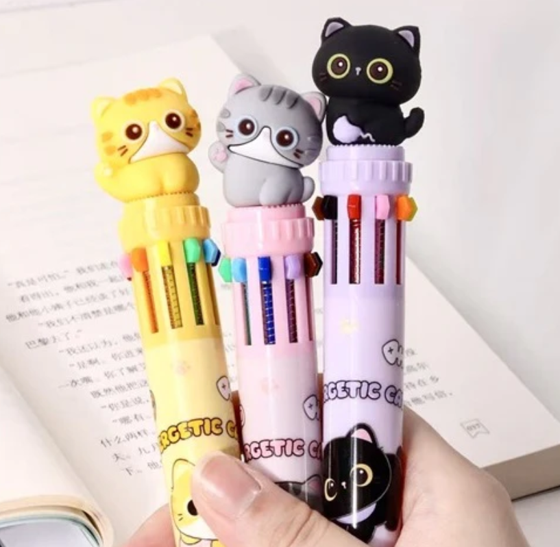 10 Color Pen | Cats