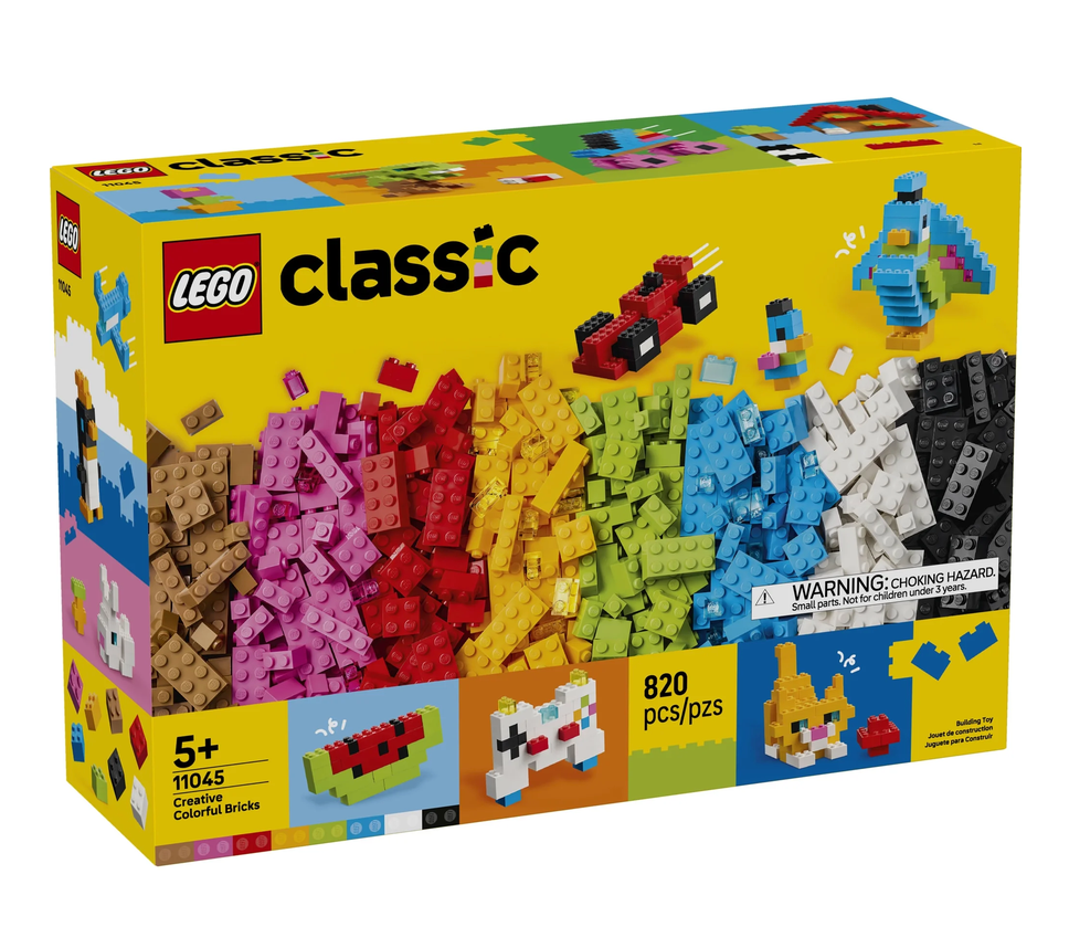 Classic Creative Colorful Bricks colorful building brick set box