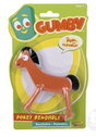 Pokey 5" Bendable figure inspired by Gumby, fun and flexible toy for kids ages 3 and up in colorful packaging.