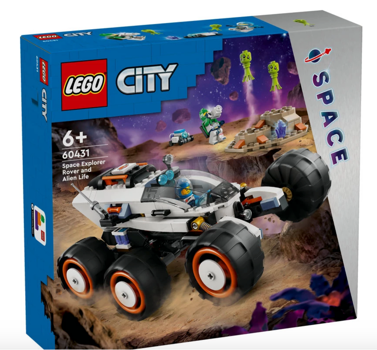 City Space Explorer Rover and Alien Life