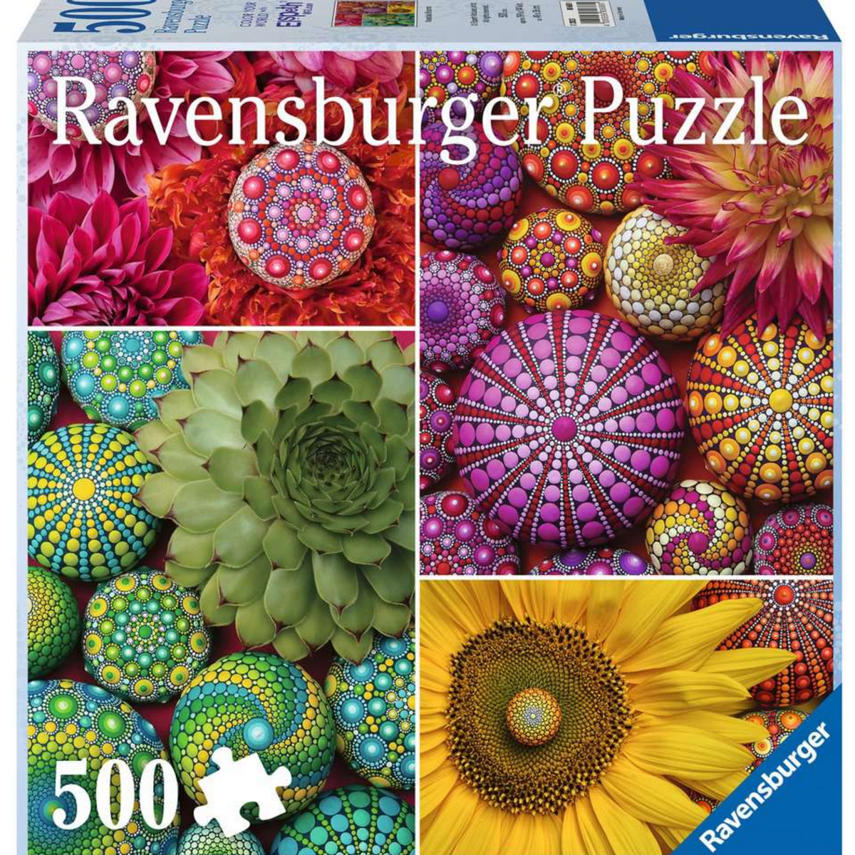 500pc Mandala Blooms Puzzle – Treehouse Toys