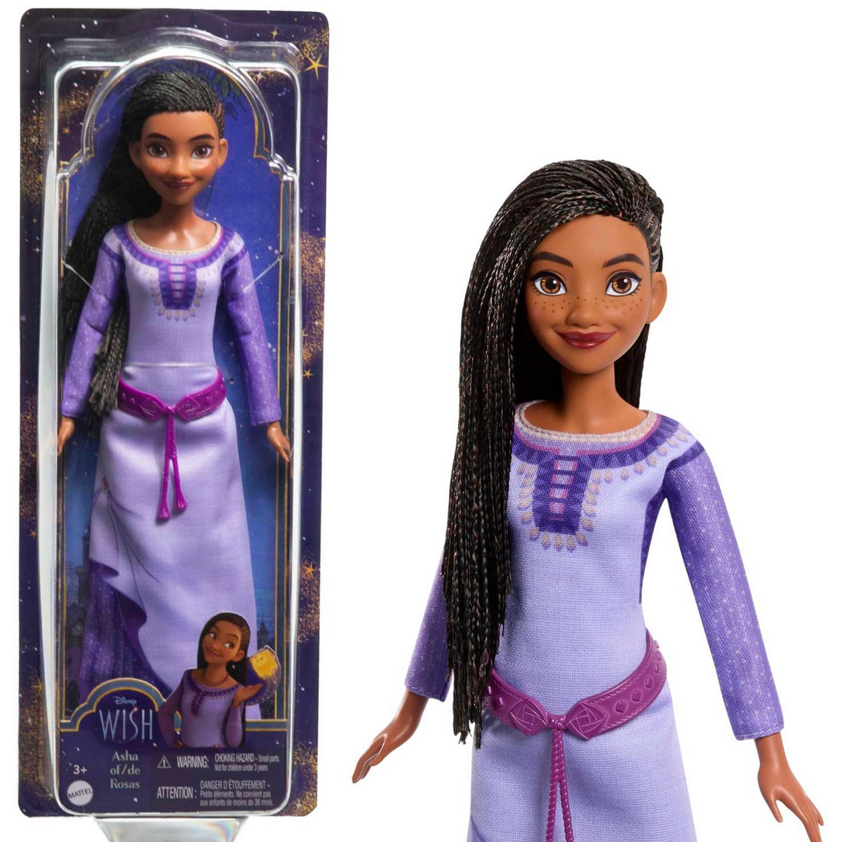 strapless open back dress Disney Wish Asha of Rosas Adventure Pack Fashion Doll