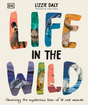 Life in the Wild book cover with illustrated wild animals inside colorful letters showing nature's diversity.