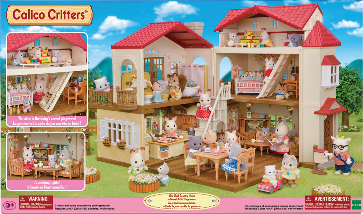 Calico Critters Red Roof factory country home